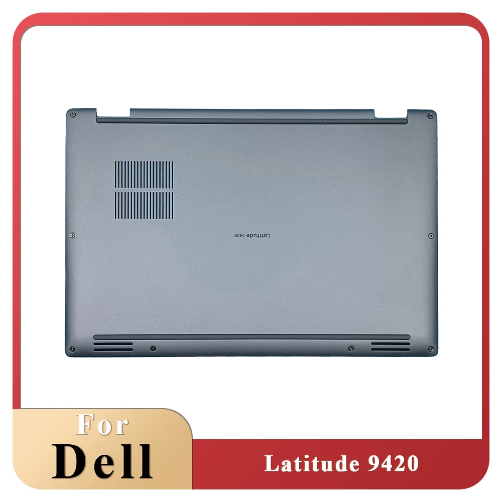 

New For Dell Latitude 9420 E9420 Bottom Cover Lower Base Case Silver 07NMN4 7NMN4