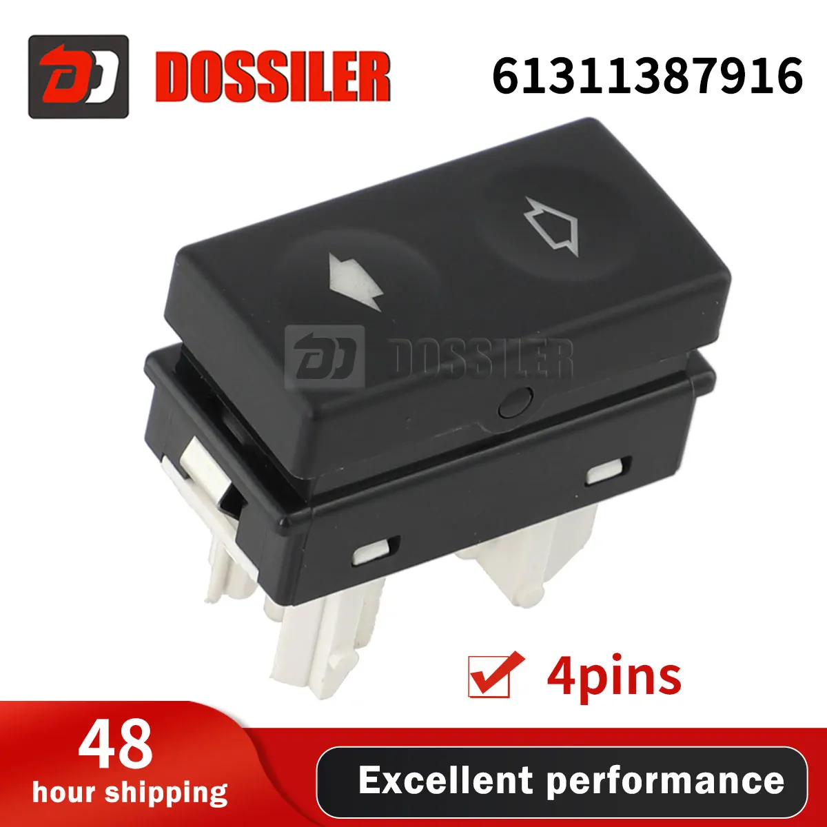 61311387916 Dossiler Power Window Control Switch Single Button Power Sunroof Switch For BMW E36 325is 328i S 318ti M3 Z3 1pcs