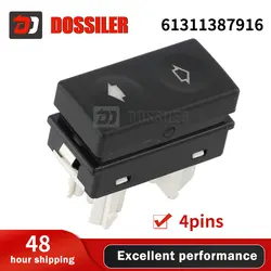 61311387916 Dossiler Power Window Control Switch Single Button Power Sunroof Switch For BMW E36 325is 328i S 318ti M3 Z3 1pcs