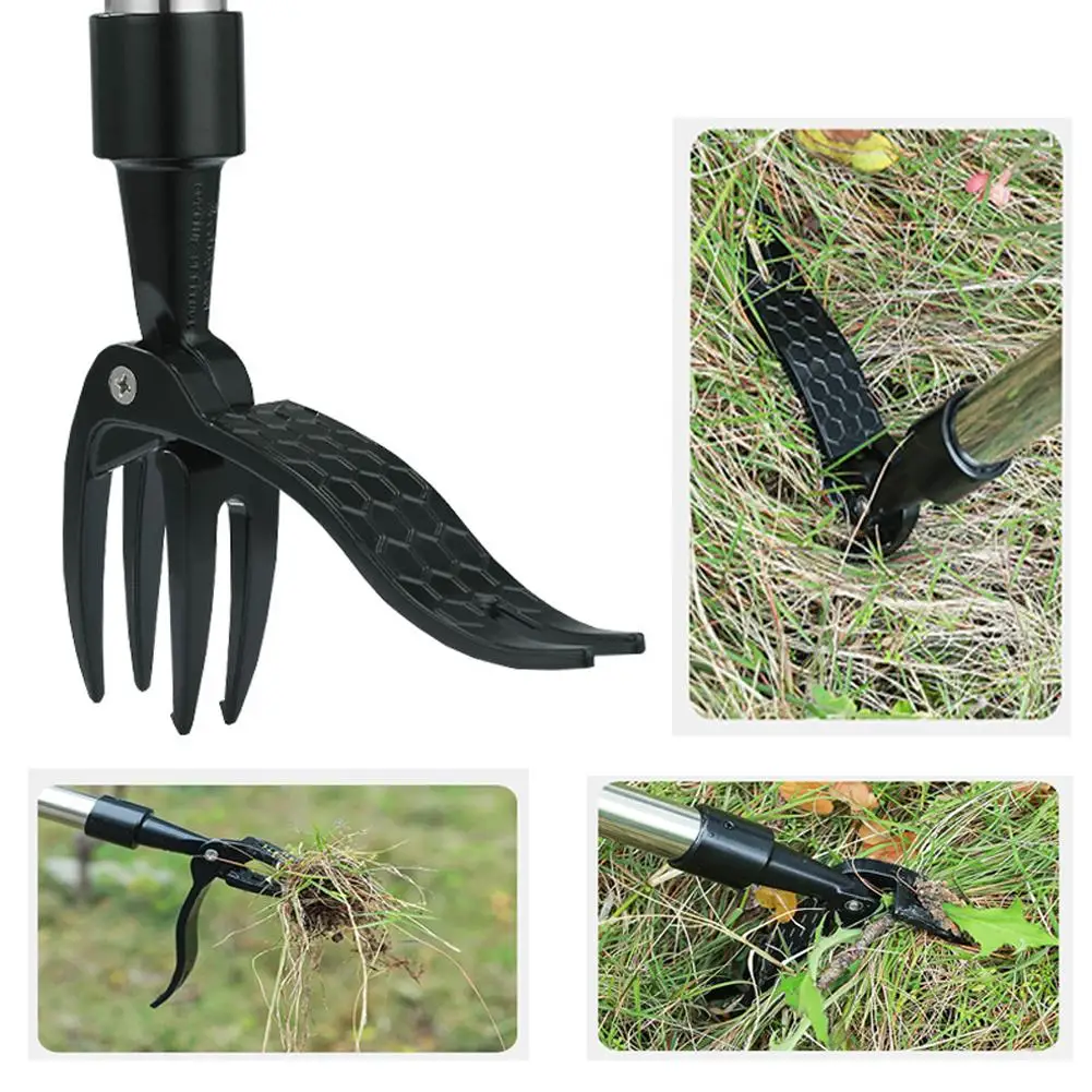 Weeding Head Replacement Manual Weed Remover Plastic Claw Weeder Root Remover Hand Tool For Outdoor Stand Up Weed Puller Tool image 2