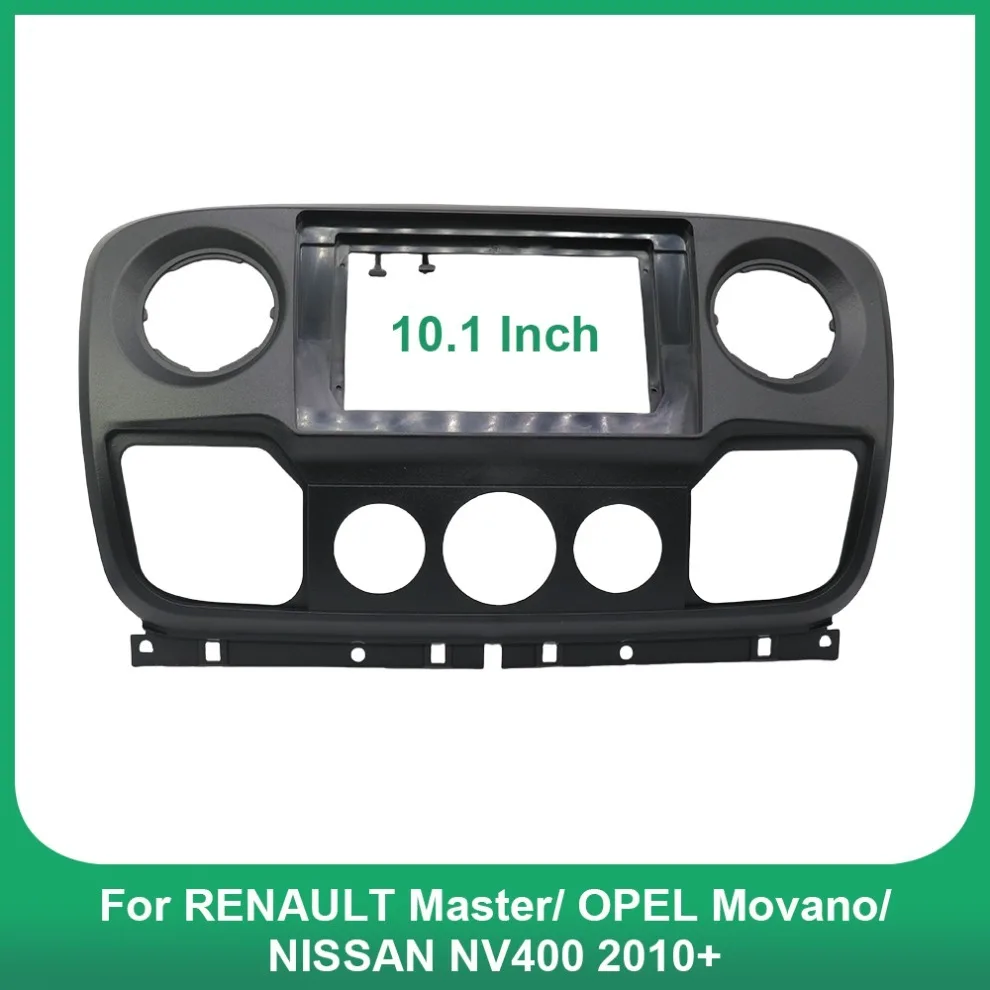 Car radio frame 10 Inch  Fascia Panel for RENAULT Master, OPEL Movano, NISSAN NV400 2010+ Dash Kit Facia Trim Plate Adapter