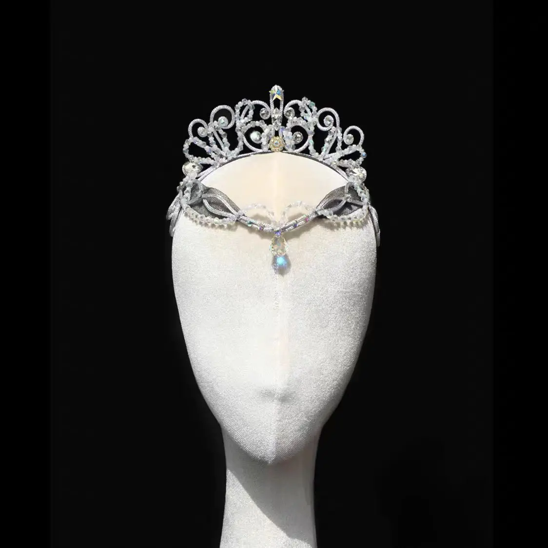 

Ballet performance rope crown headwear professional handmade custom ultra light girl's crown adult crown
