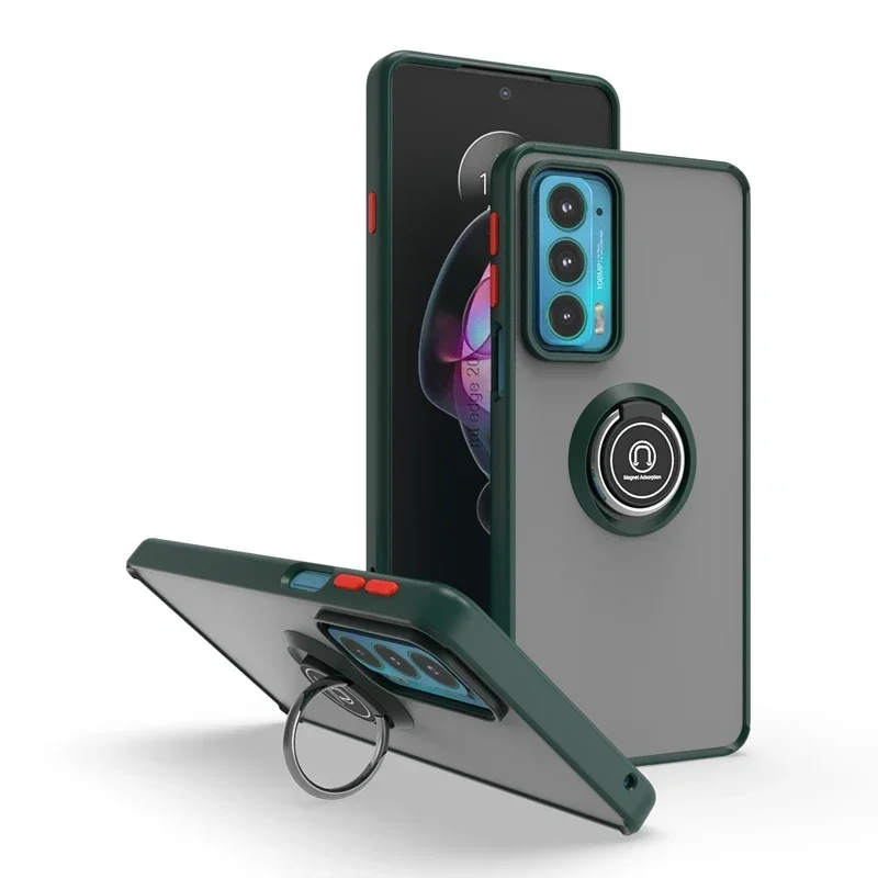 Funda con soporte de rotación 360 para Motorola Edge 20, funda magnética para vehículo, Moto Edge 20 Lite 20 Pro, Maleta Moto Edge 30 40 Pro