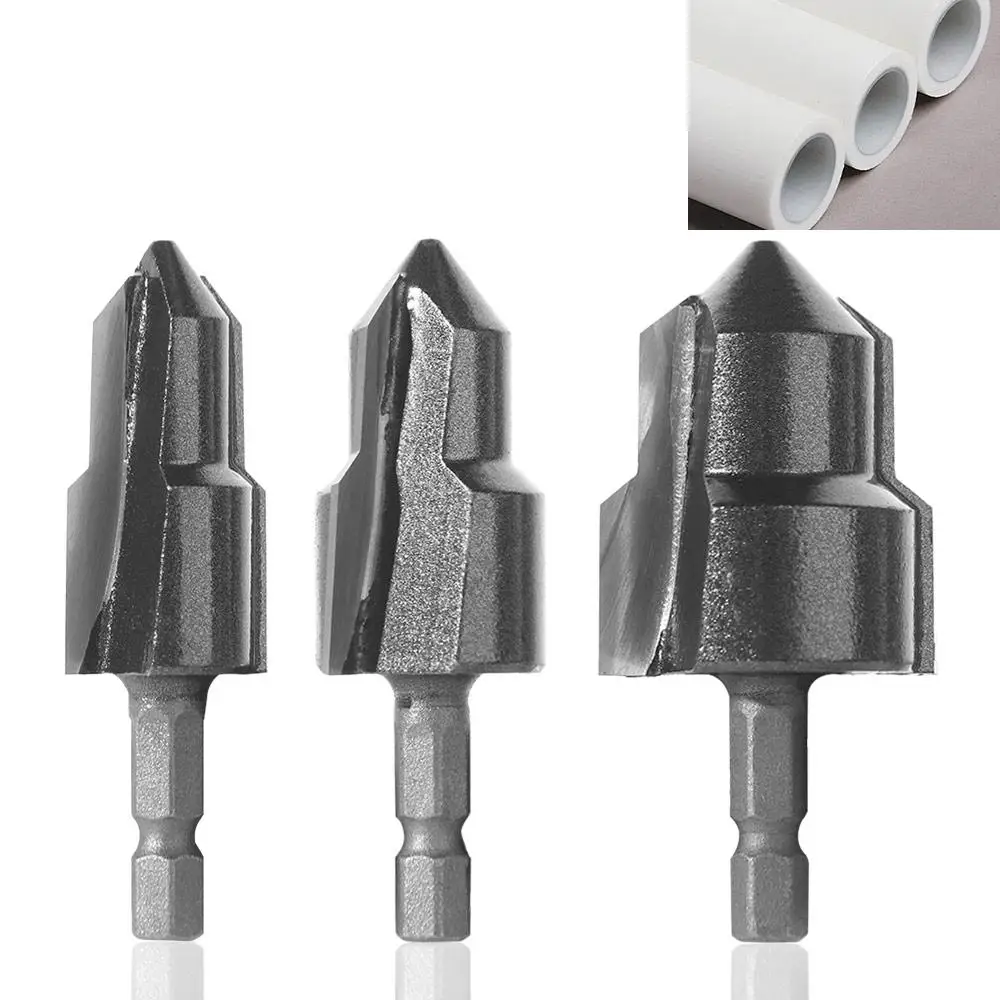 

Hexagon Shank PPR Lifting Stepped Drill Bit Full Open Process Alloy Water Pipe Expansion Drill 20/25/32mm Punch Plumber