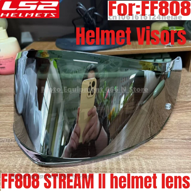 LS2 FF808 Линзы для мотоциклетных шлемов Stream II, полные козырьки для шлема FF808, аксессуары для шлема