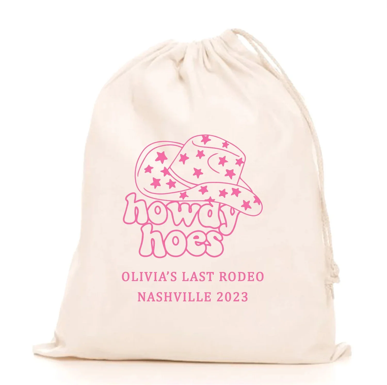 20 PCS HOWDY Hoes Bachelorette Party - Bride's Last Rodeo - Custom Hangover Kit Bags - Bachelorette Gift Bags - Hangover Recover