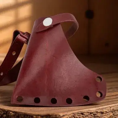 Scheide Beil Tragbare Fall Versorgung Rindsleder Hülse Camping Wandern Tragbare Fall Professionelle Axt Abdeckung Axt Versorgung