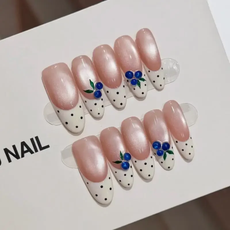 Nagelstempelplatten Gestreiftes Wellenpunkt-Muster Französische Edelstahl-Schablone Nagelkunst-Transfer-Vorlage DIY-Maniküre-Werkzeug – Detail 9