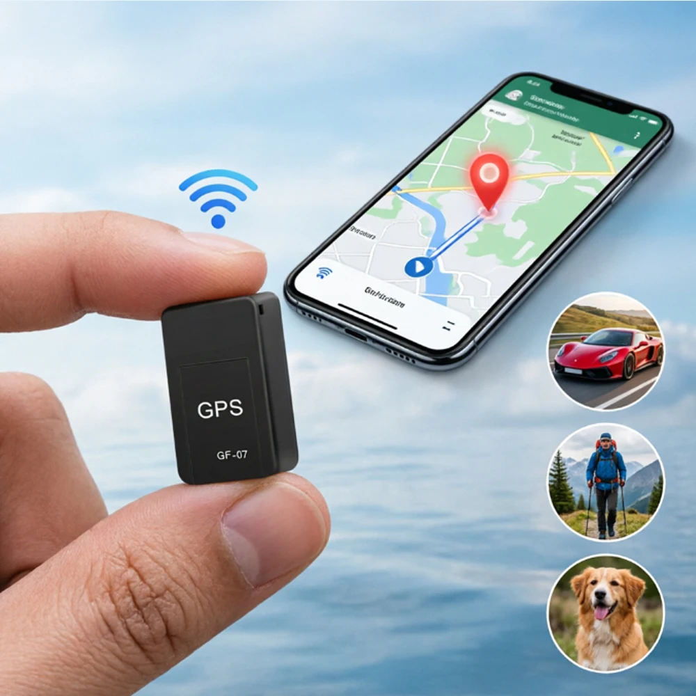 

GPS Tracking Device GF07 Mini GPS Tracker Car GPS Position APP Strong Magnetic Anti-lost Alarm Vehicle GPS Locator