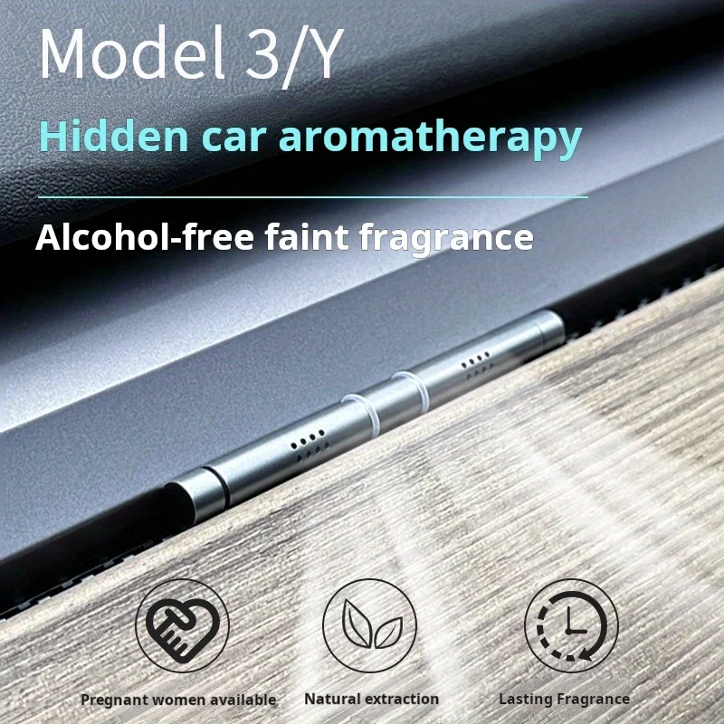 Applicable To Tesla Model3/Y Car Fragrance Concealed Perfume Air Outlet Car Interior Fragrance Accessories