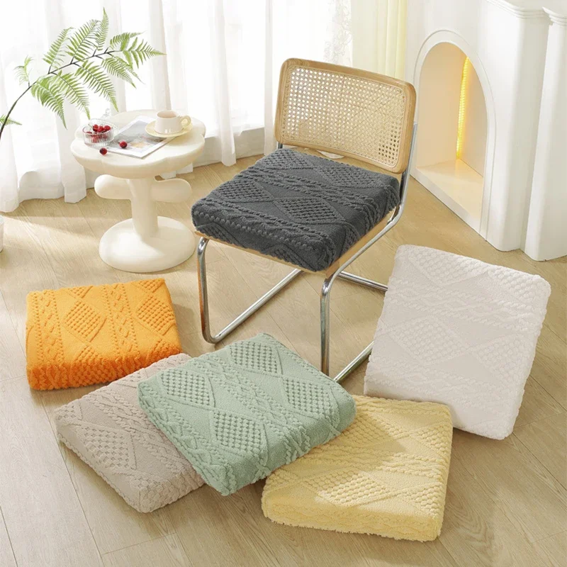 40 سنتيمتر الاطفال كرسي مرتفع وسادة للمقعد شتاء دافئ المرجان الصوف الإسفنج وسادة الارتفاع رفع كرسي طعام الطفل الداعم كرسي وسادة #4