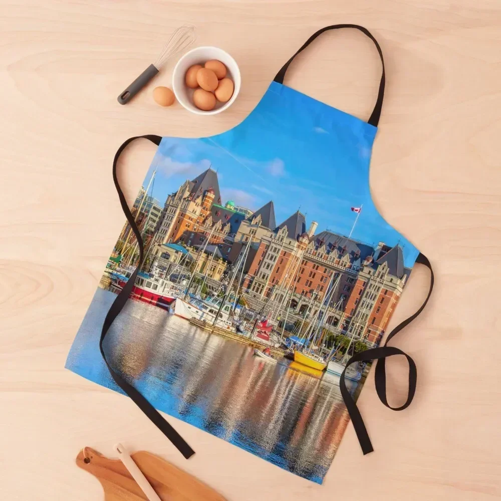 

Fairmont Empress Hotel Victoria BC, Canada Apron Manicurists Bib For Kitchen Men'ss Women Kitchen Apron