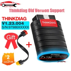 Thinkdiag Old Version Full System for Android/IOS OBD2 Scanner Automotive Diagnostic Tools ECU Coding PK X431 iDiag Easydiag 3.0