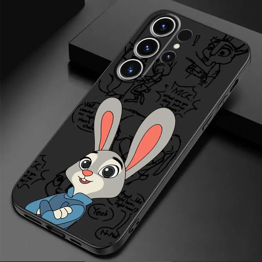 Disney Nick Judy phone Case for Galaxy Note 20Ultra 10Plus 10Lite 9 8 S10 4G S10e S10 Plus S10 5G S10 Lite S8 S9 Plus