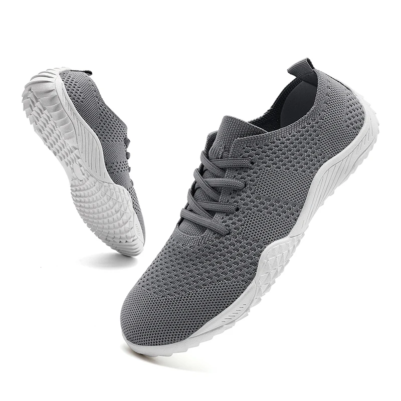 

Женские легкие туфли босиком, прогулочная обувь с широким носком, мягкий сетчатый верх, противоскользящая подошва, обувь для активного отдыха в помещении