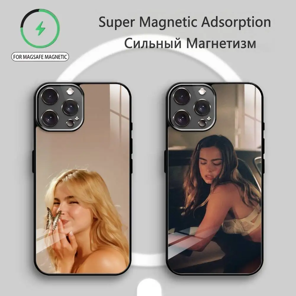 

A-Addison Rae Phone Case For iPhone17,16,15,14,13,12,11 Plus,Pro Max Magnetic For Magsafe Wireless Charging