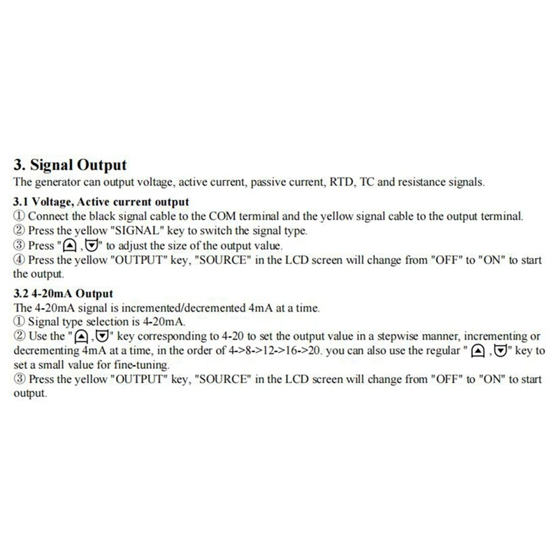 Multifunction Signal Generator 4-20Ma Current Voltage RTD Thermocouple Signal Source Handheld Process Calibrator