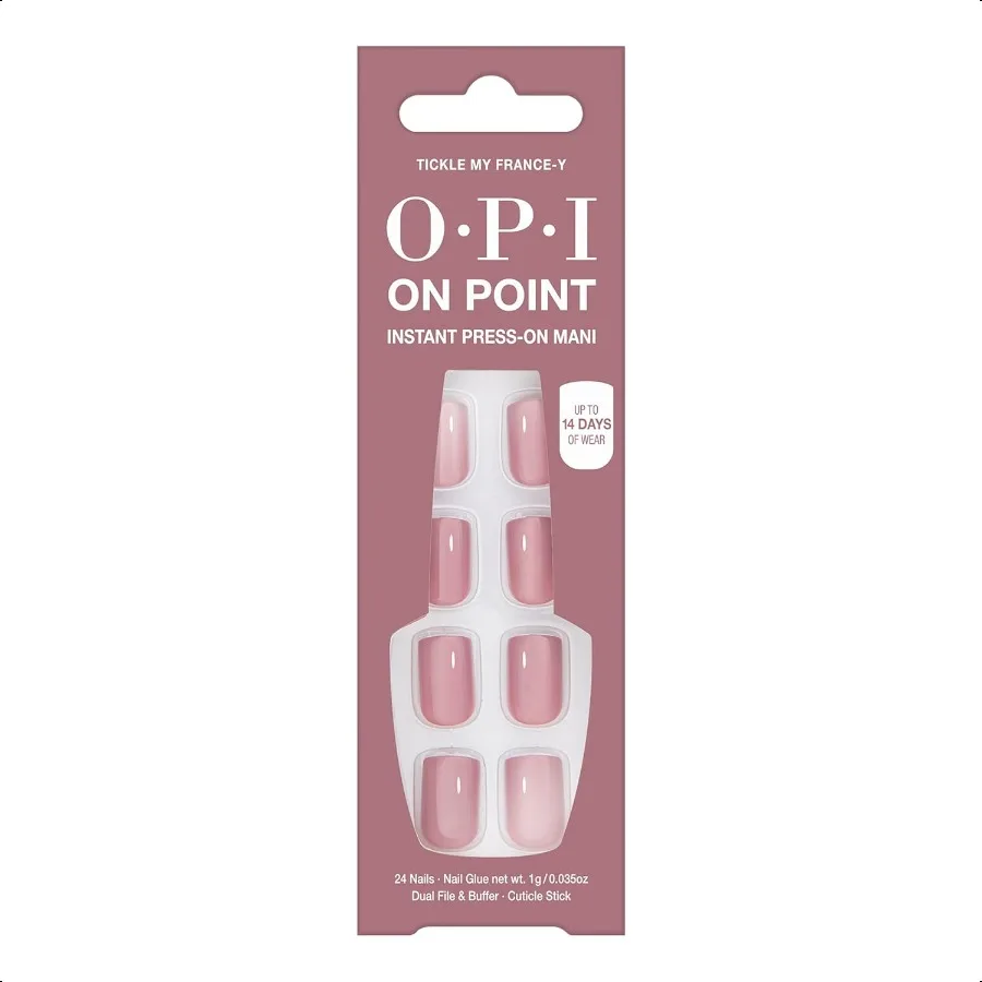 

On Point Pr On Nails Short Round Classic Accent Nail Art Pr On Nails 24 Count With Nail Glue Instant PrOn Mani Long Lasting Reu