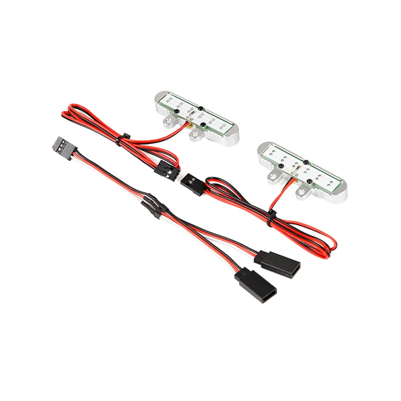 Zestaw przedniej lampy LED lub tylnej lampy lub kontrolera świateł lub przełącznika zasilania do samochodów RC 1/5 Hpi Rofun Baha Rovan Km Baja 5B 5T 5SC