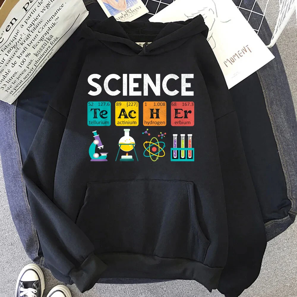 Funny Gift Science Teacher Chemistry Biology Physics Teacher Student Hoodie Men women Clothing Custom Printed Streetwear