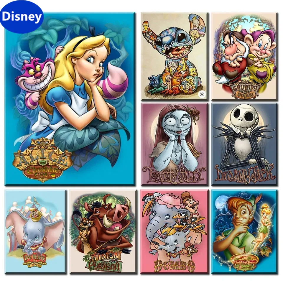 

New Disney Cartoon Lilo Stitch Children's Decorative Handicrafts 1000 Piece Puzzle Game Holiday Gift