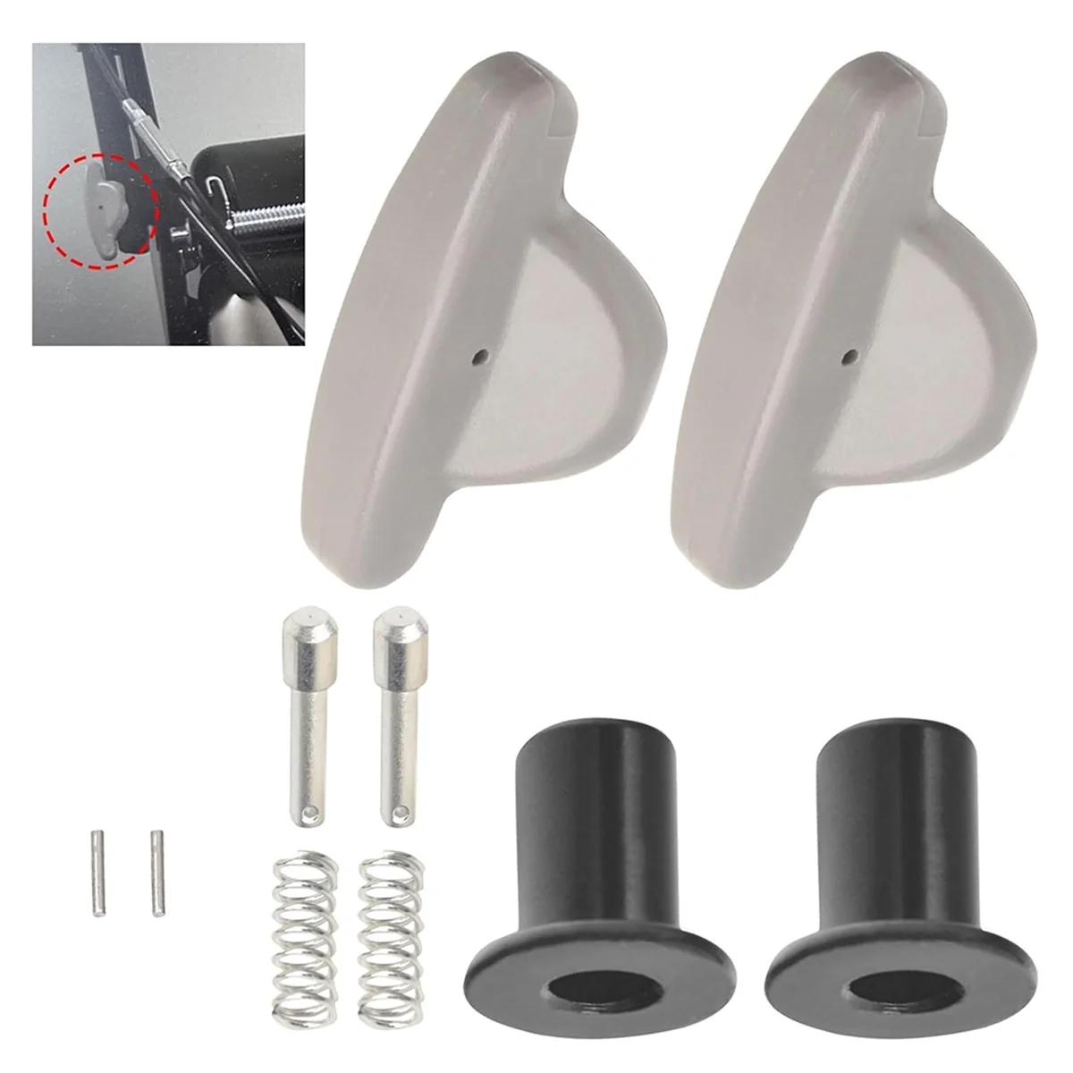 A002 2 pacotes 06530-VL0-315ZA kit de ajuste de alça para cortador autopropulsado de 21 polegadas e 22 polegadas, adequado para modelo HRX2175VKA HRR2168VKA