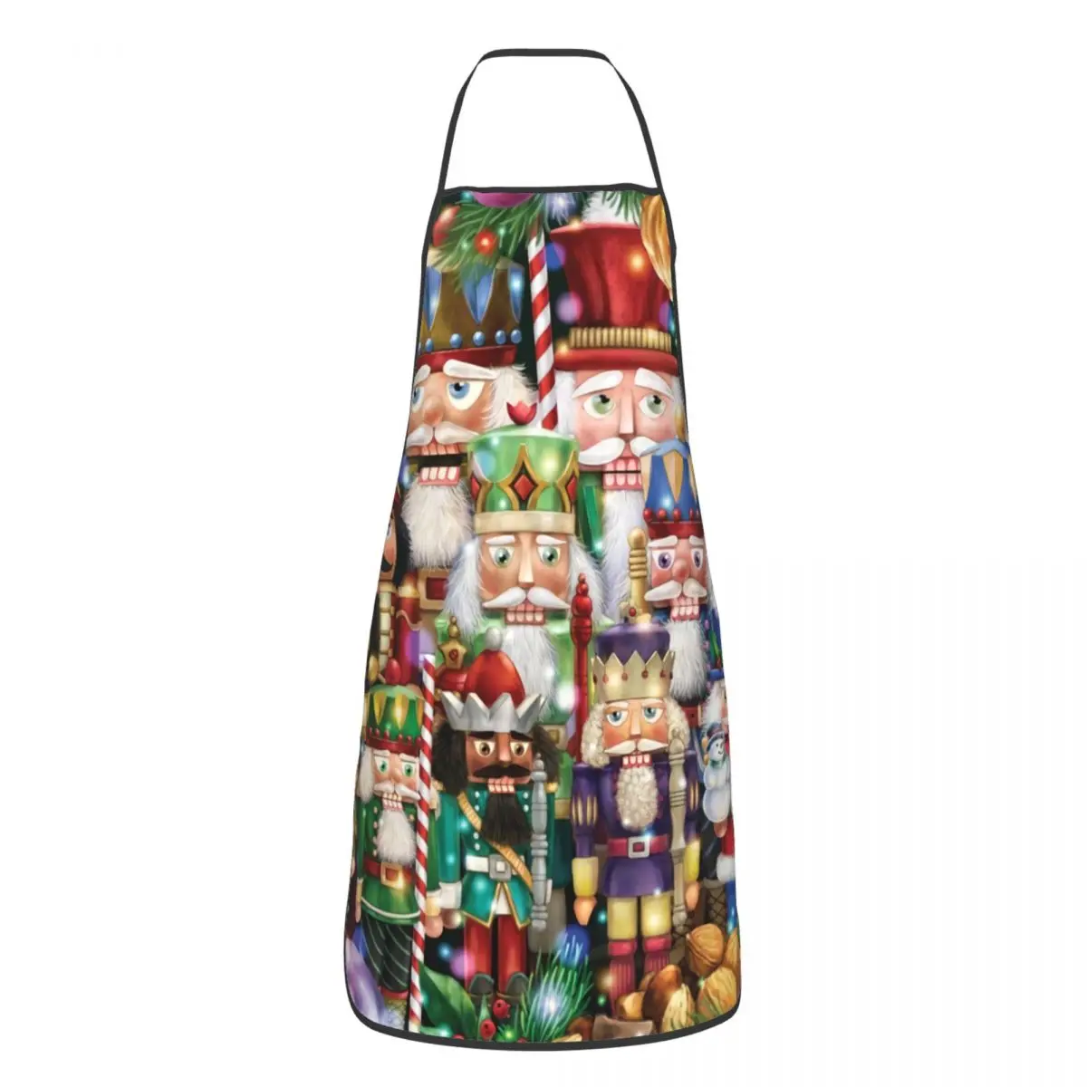 Custom Nutcracker Apron Women Men Unisex Bib Kitchen Cooking Tablier Cuisine Chef Painting