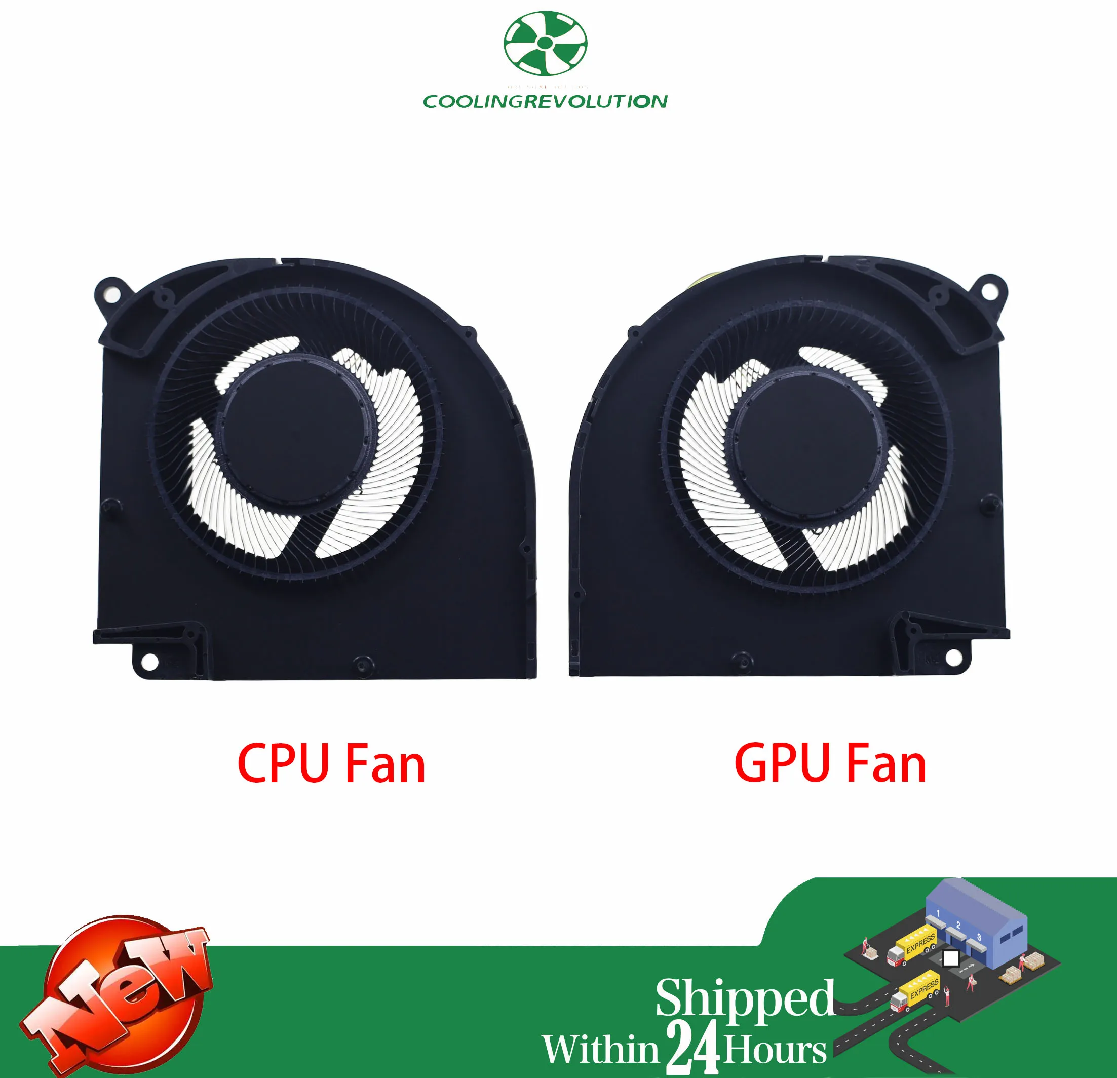 Laptop CPU GPU Cooling Fan for Gigabyte Aero X16 Copilot+ PC EG61H EG75051S1-C060-S9A EG75051S1-C070-S9A