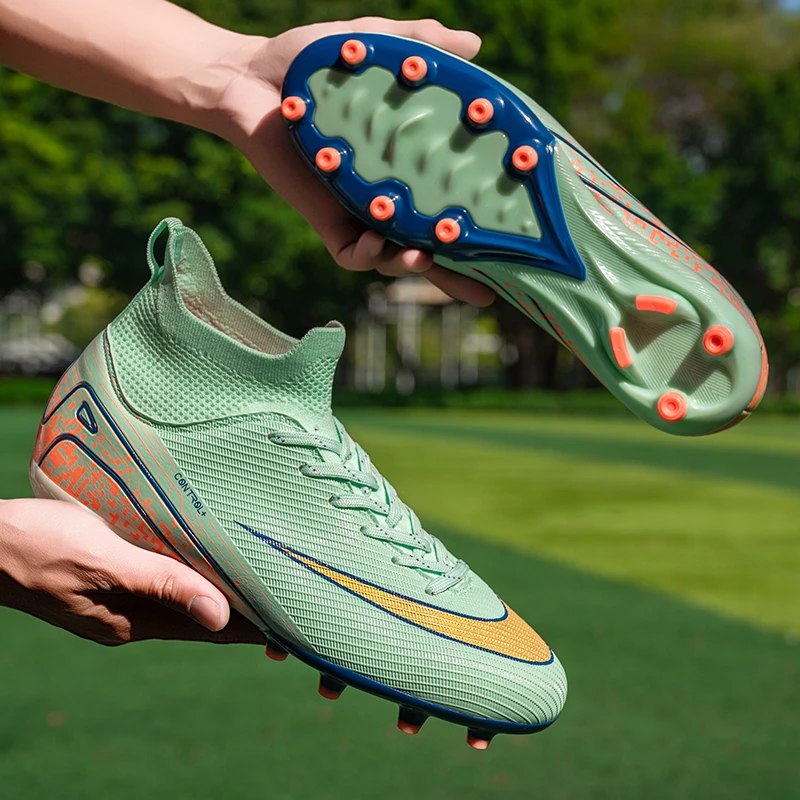 

Мужские футбольные бутсы FG для игры на траве, износостойкие, высококачественные, дышащие, для тренировок и матчей