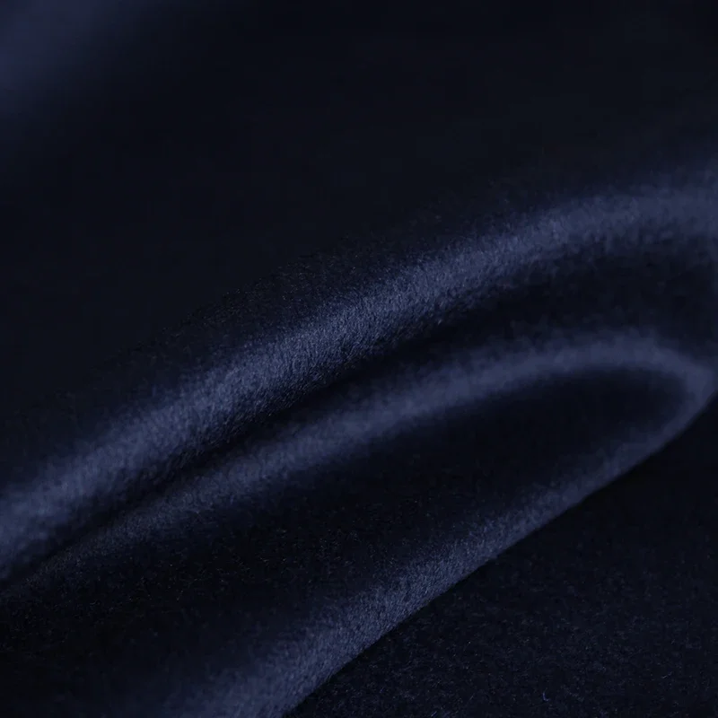 Redraspberry 150cm Navyblue Gloss Overcoating Cashmere Wool Materials Women Suits Pants Overcoat DIY Cloth Fabrics Freeshipping