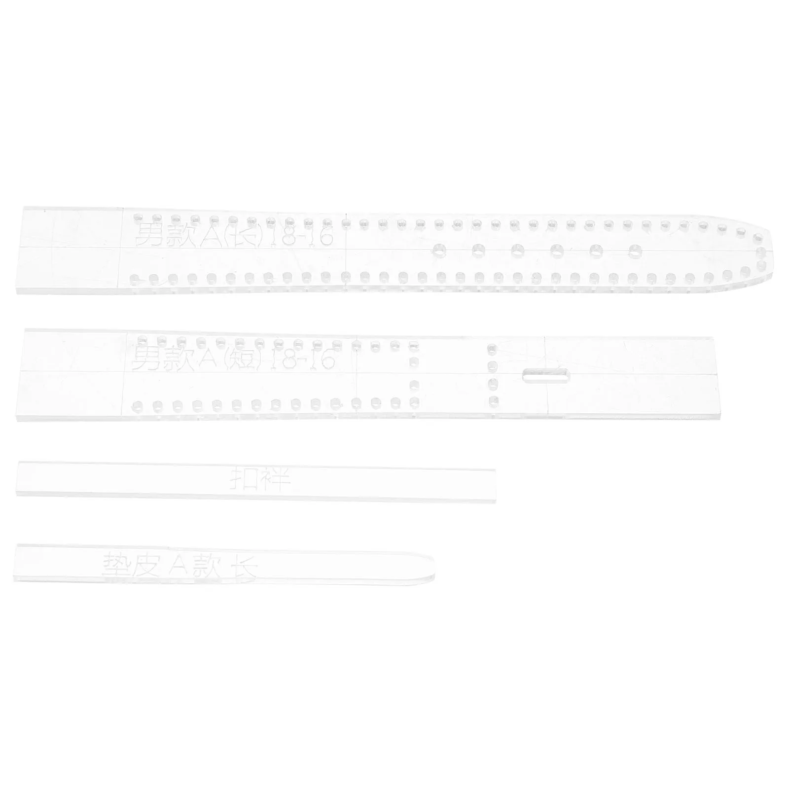

18-16 3Mm Acrylic Watch Strap Mold Transparent Diy Template Durable Handmade Band Stencil For Men Unisex Reusable Pattern Plate