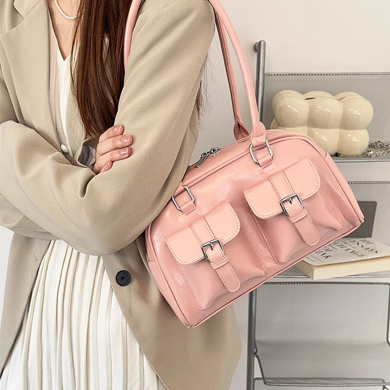

Designer Large Soft PU Leather Underarm Bags Female Fashion Shoulder Party Bag for Women New Trend Casual Handbags and Purses