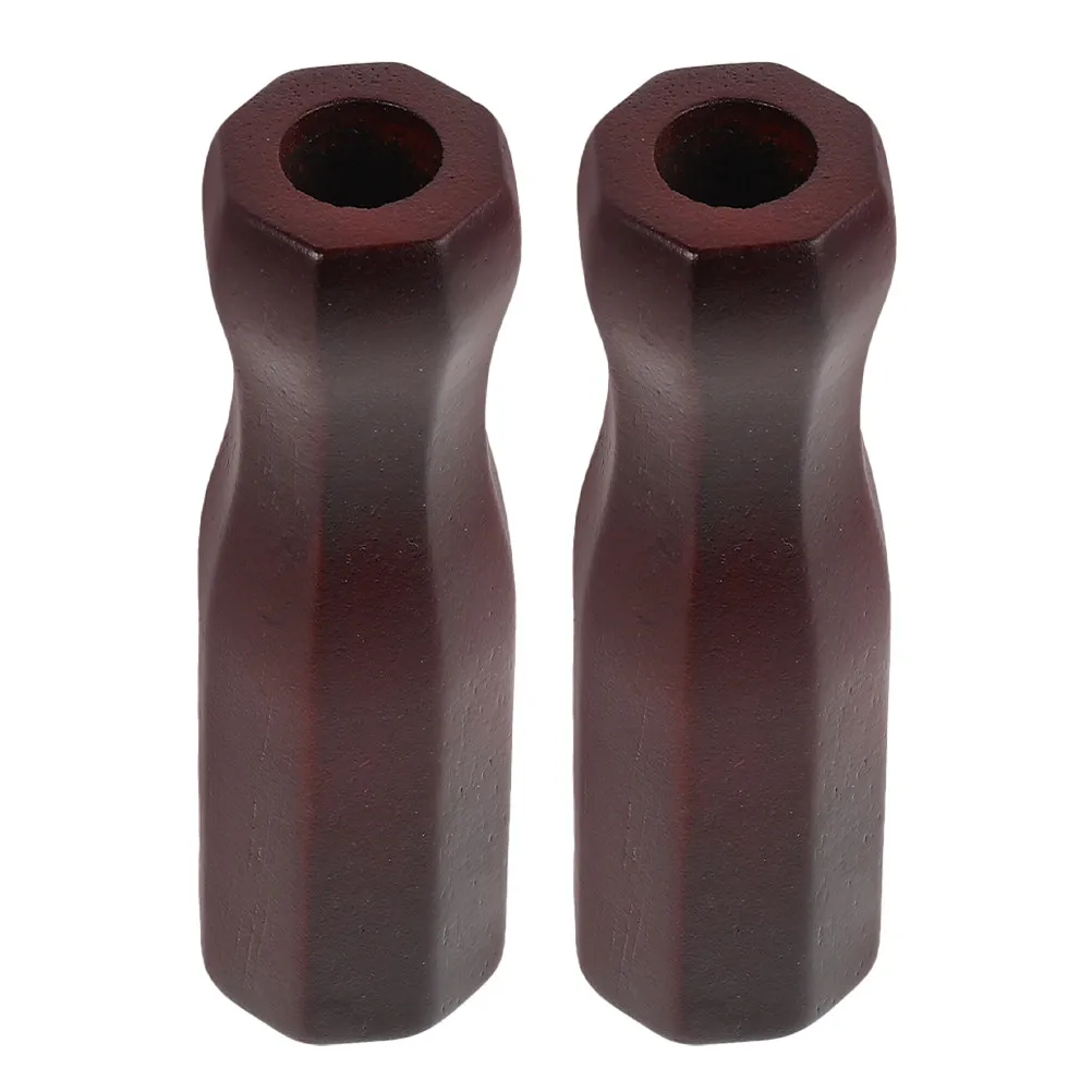

2Pcs Wooden Foosball Table Handles Octagonal Grip Replacement Indoor Soccer Table Game Rod Handle Parts Foosball Wooden Handles