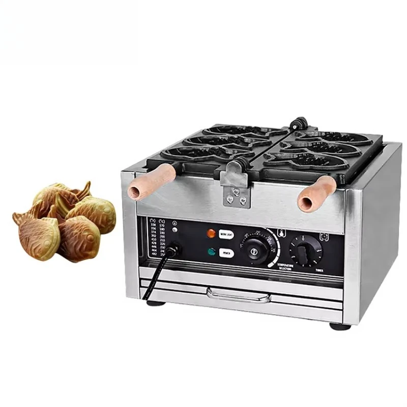 

Best Sellers Snack Machines 3 in 1 Fish Shaped Waffle Maker Commercial Cast Iron Non-Sticking Taiyaki Waffle Maker Machine