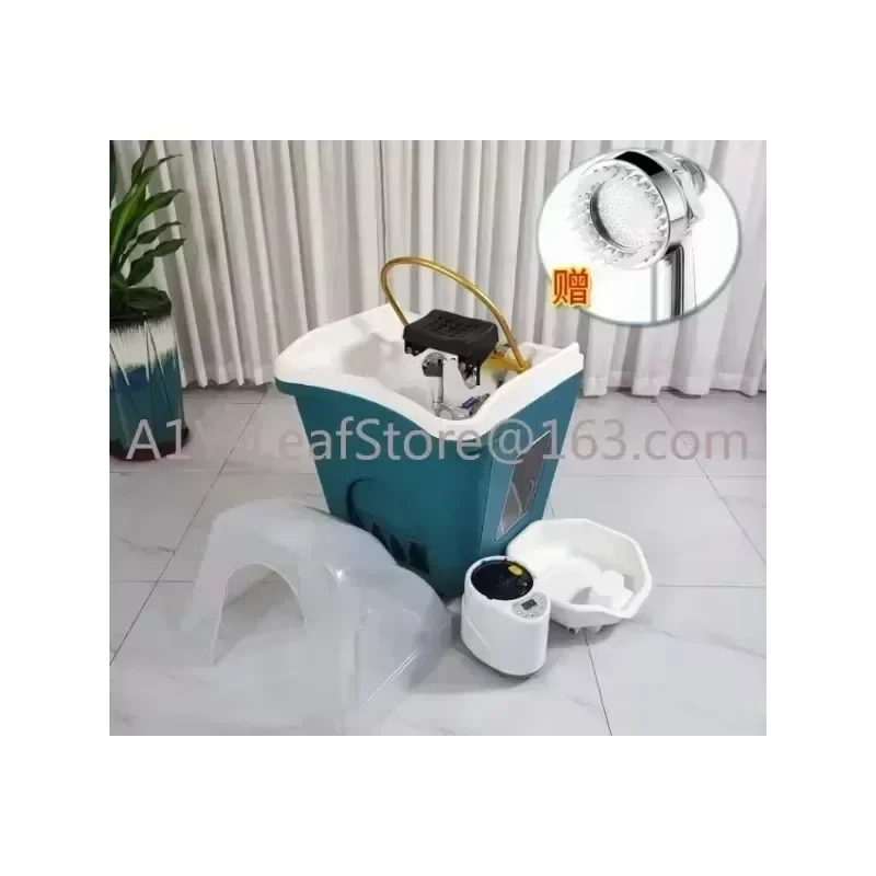 Mobile Shampoo Basin Beauty Salon Ear Cleaning Hair Care Center Health Water Circulation Head Treatment Fumigation Spa Machine