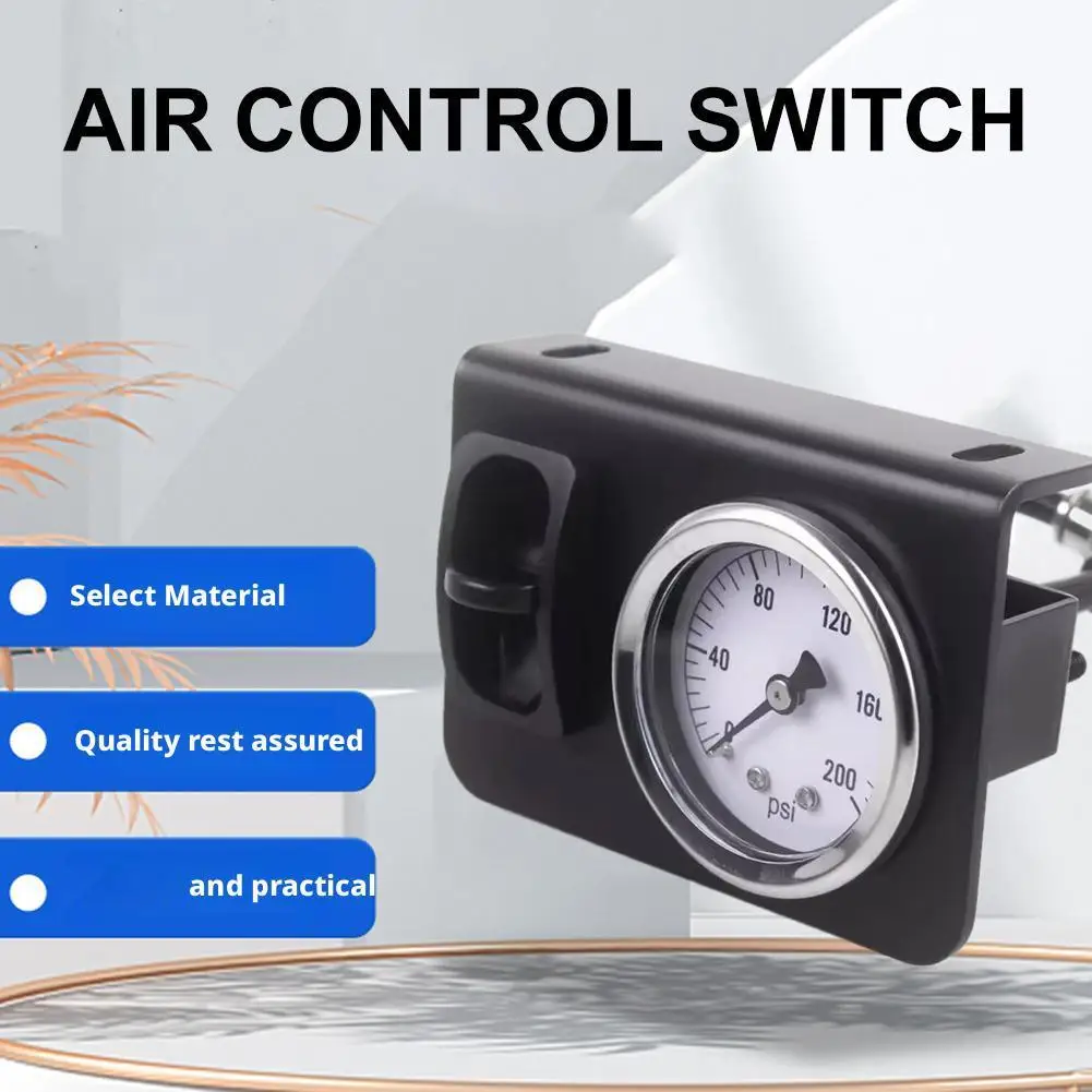 

Air Control Switch Manual Paddle Valve For Truck Seat & Air Suspension System Air Meter Control Switch Car Inter Accessories