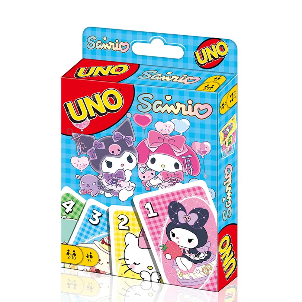 hot UNO NO MERCY Matching Sanrio Dragon Ball Z Card Game Multiplayer Family Party Boardgame Funny Friends Entertainment Poker