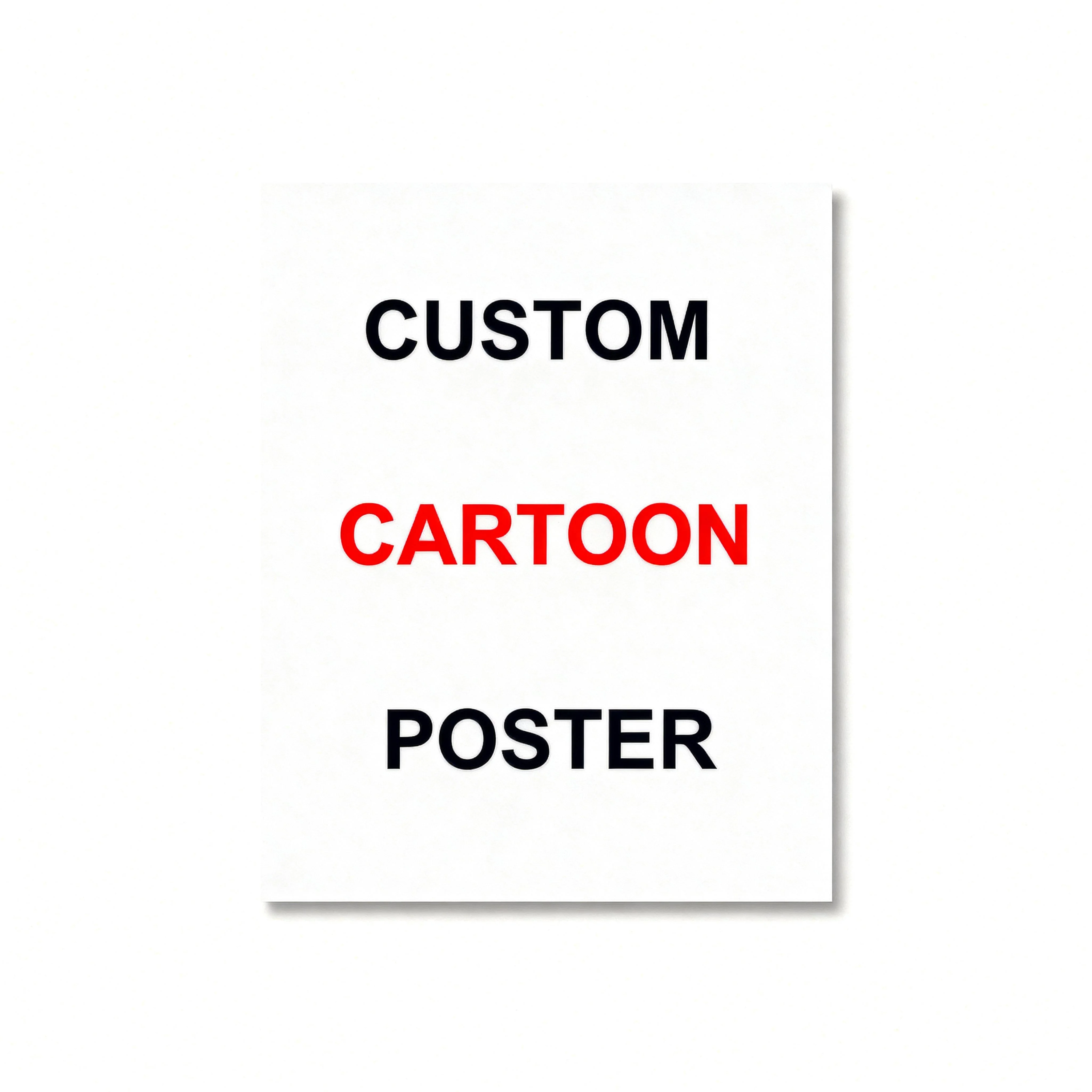 Custom Cartoon Portrait Poster High-Quality Canvas Printing Family Portraits, Couples, Pets, Friends Decorative Art Perfect Gift image 5