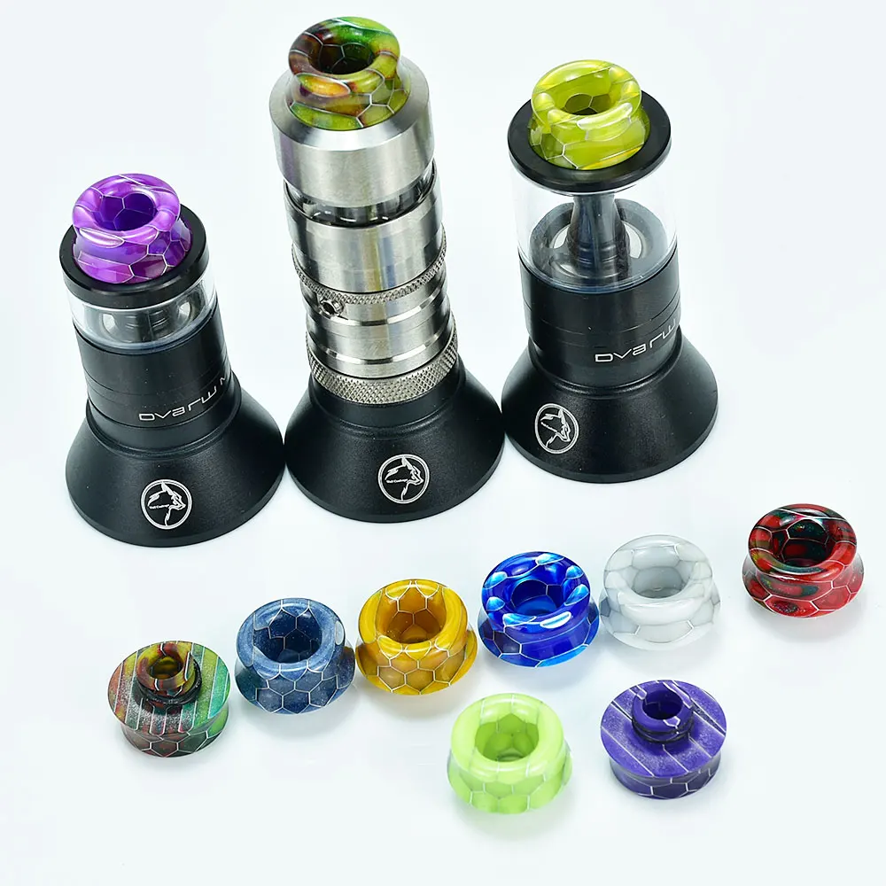 Wolfcoolvape 510 طرف بالتنقيط vape ملحقات السجائر الإلكترونية الراتنج 510 mtl طرف بالتنقيط لـ dvarw mtl cl rta/mtl rta