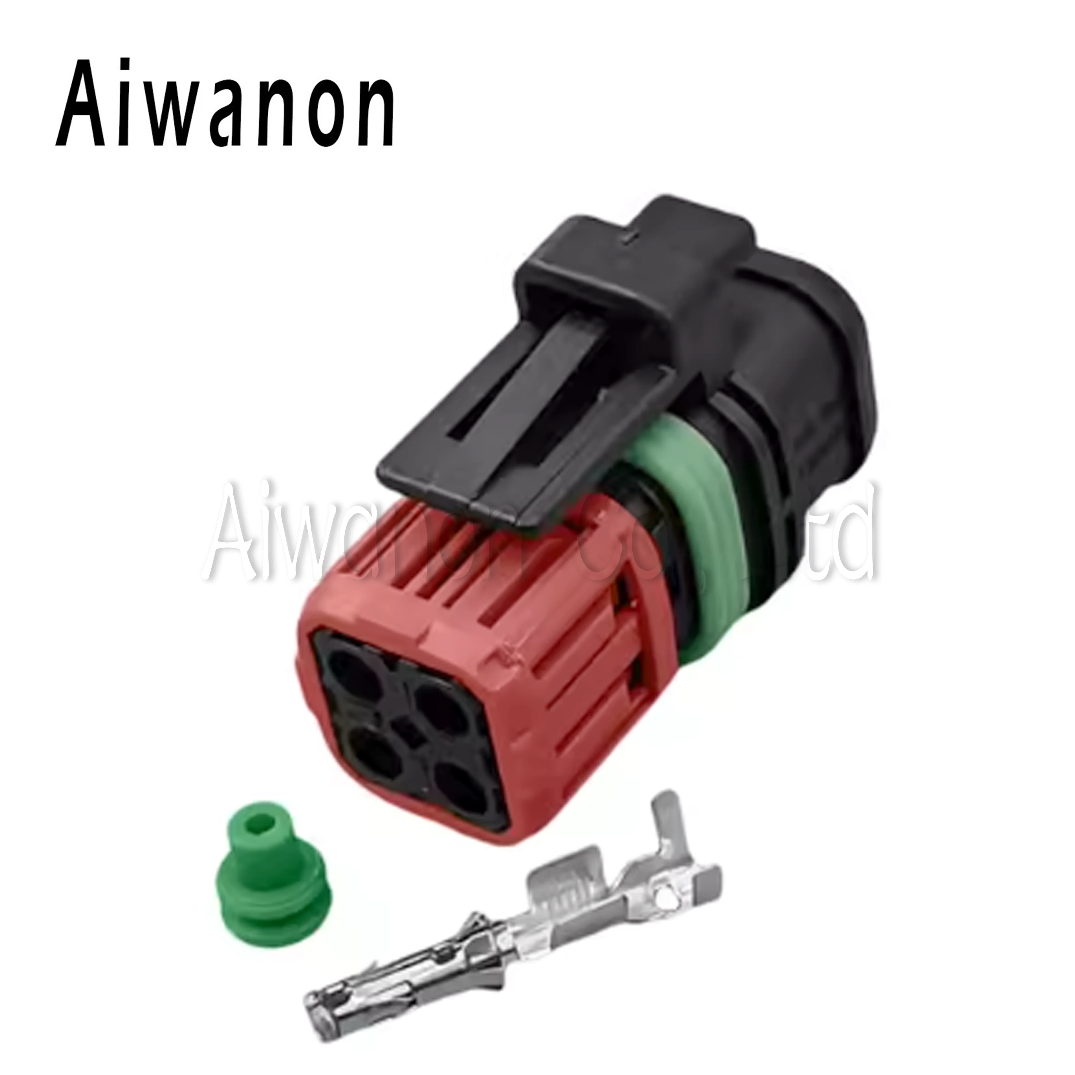 

1 Pc 4 Pin Excavator Fuel Injector Female Plug Wiring Harness Oxygen Sensor Car Electrical Cable Connectors for 1337352-1