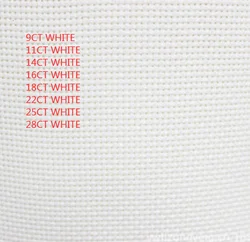 22ct evenweave 25ct cross stitch canvas cloth embroidery fabric white color, 28ct evenweave