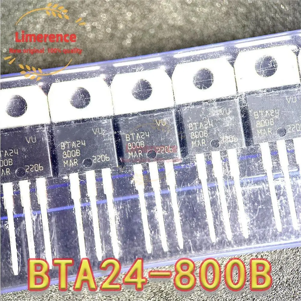 10pcs  BTA24-600B BTA24-800B BTA24-800 BTA24 24A/800V TO-220