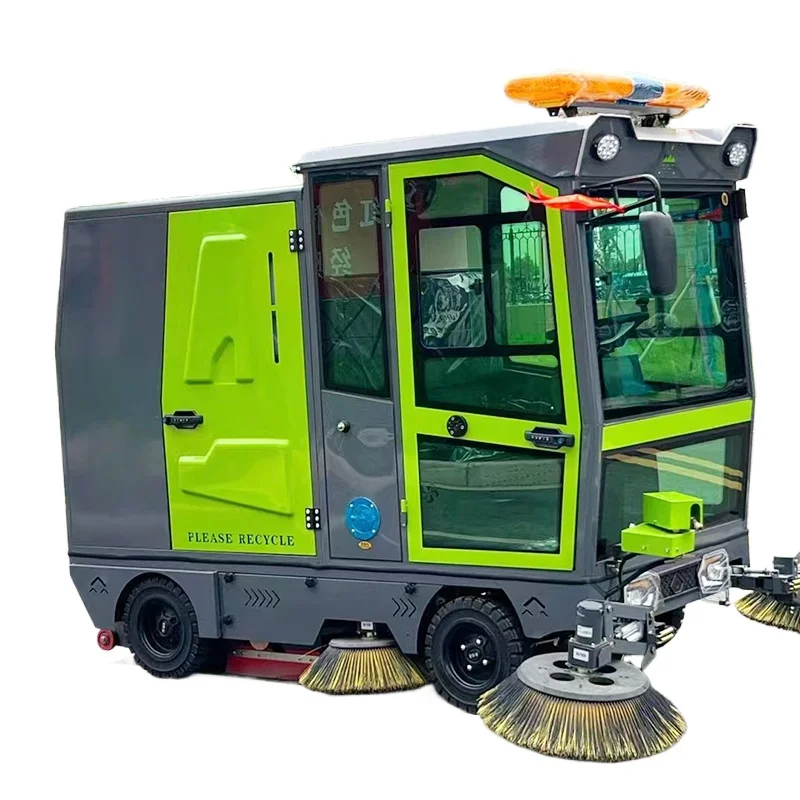 High Efficiency Ride on Floor Cleaning Sweeping Machine Street Road Vacuum Sweeper Easy To Operate