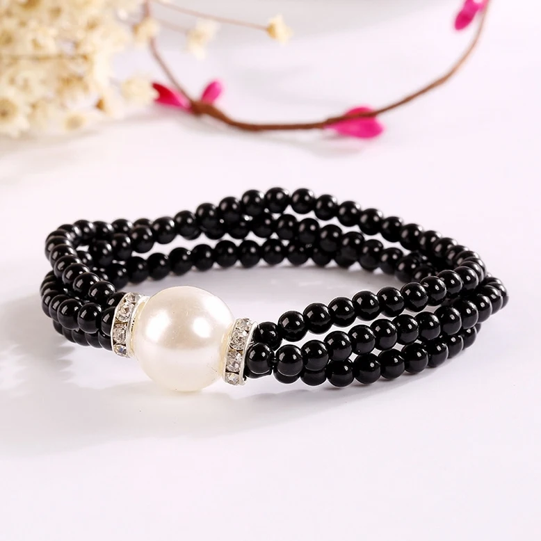 tiki arcane fnaf 2 rupee item Multiple Layers Pearl Bracelet браслет Femme Bangle For Women Sonic Baby Yoda Jewelry Fine Quality