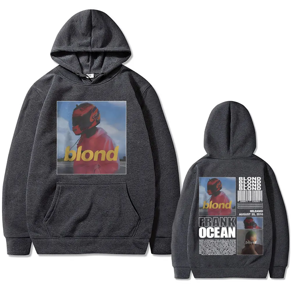 Rapper Frank Hip Hop Hoodie tren laut Sweatshirt ukuran besar Album pirang Hoodie grafis Me Pakaian Hoodie Mode wanita Vintage