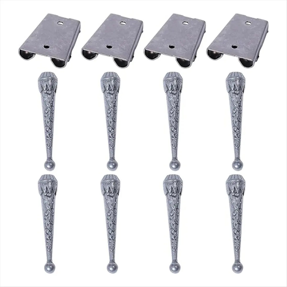 ABQR 12 قطعة مجموعة نتائج ربطة عنق بولو 8 قطعة أطراف ربطة عنق بولو بديلة قبعات نهاية و4 قطعة منزلق ربطة عنق بولو حديدية لصنع ربطة عنق بولو ذاتية الصنع C