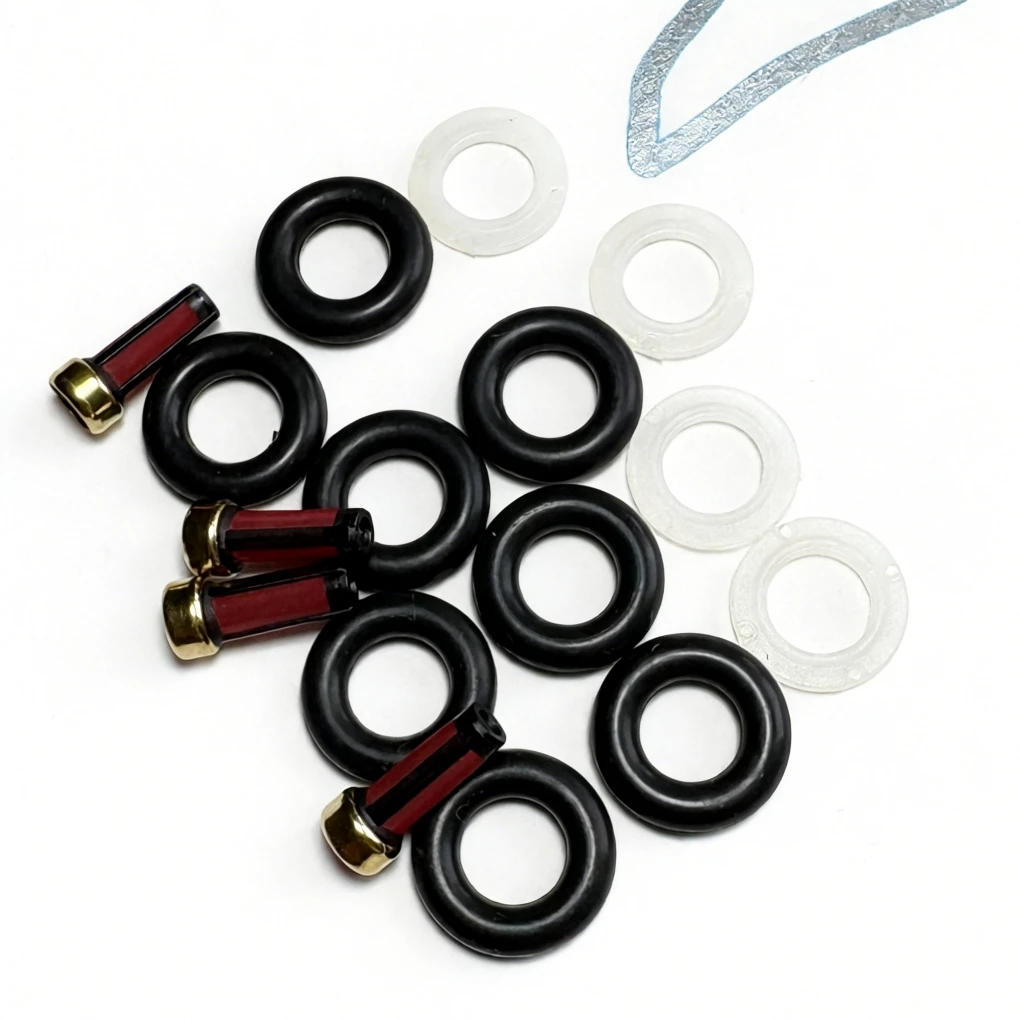 Whole sale 4Sets fuel injector repair kit  For Hyundai Accent 1.5L Injector Part#35310-22600 353102B000 for kia cerato 2010