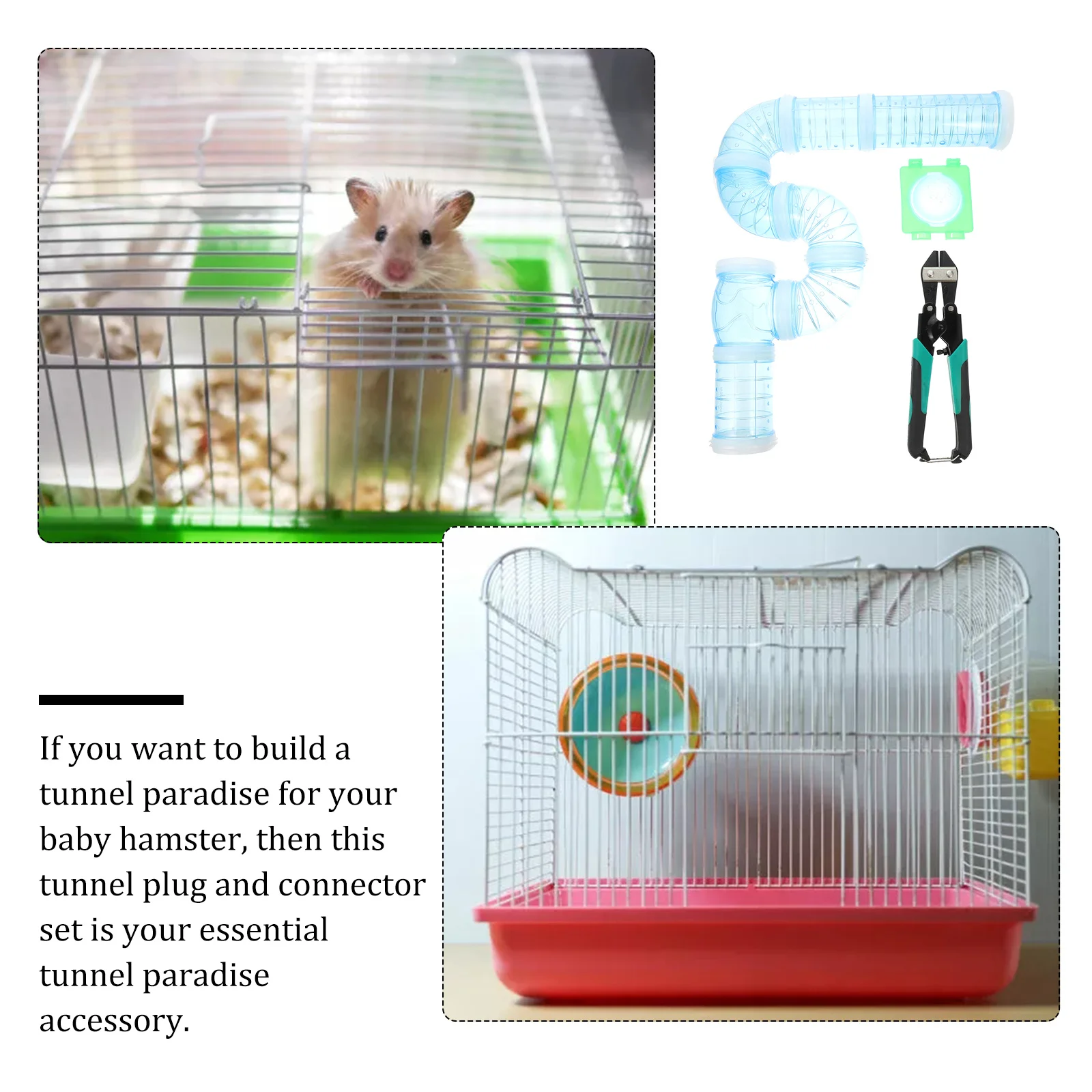 1 مجموعة الهامستر نفق قفص المقابس الخارجية موصل لوحات DIY بها بنفسك ملعب تعزيز النشاط الصحي عادات قفص الهامستر أنبوب
