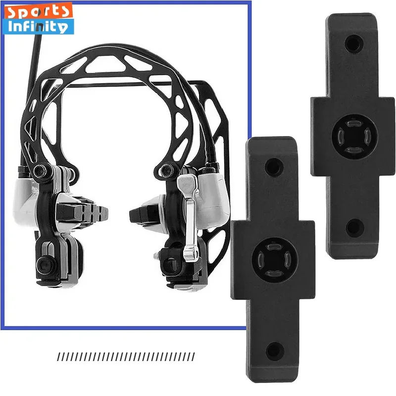 2Pcs Bicycle Brake Shoes for Magura HS11/ HS22/HS24/ HS33 /HS66 50mm Black Low Noise Brake Block Pad Road Bike Accessories