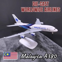 Metal Diecast Aircraft Model 7.5 Inches Scale Airbus Boeing ATR Concorde 777 350 C919 Replica Aviation Miniature Art Kid Boy Toy